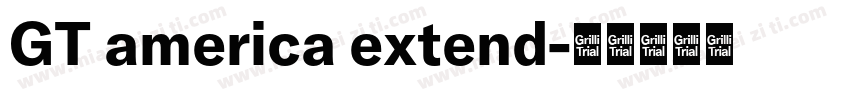 GT america extend字体转换